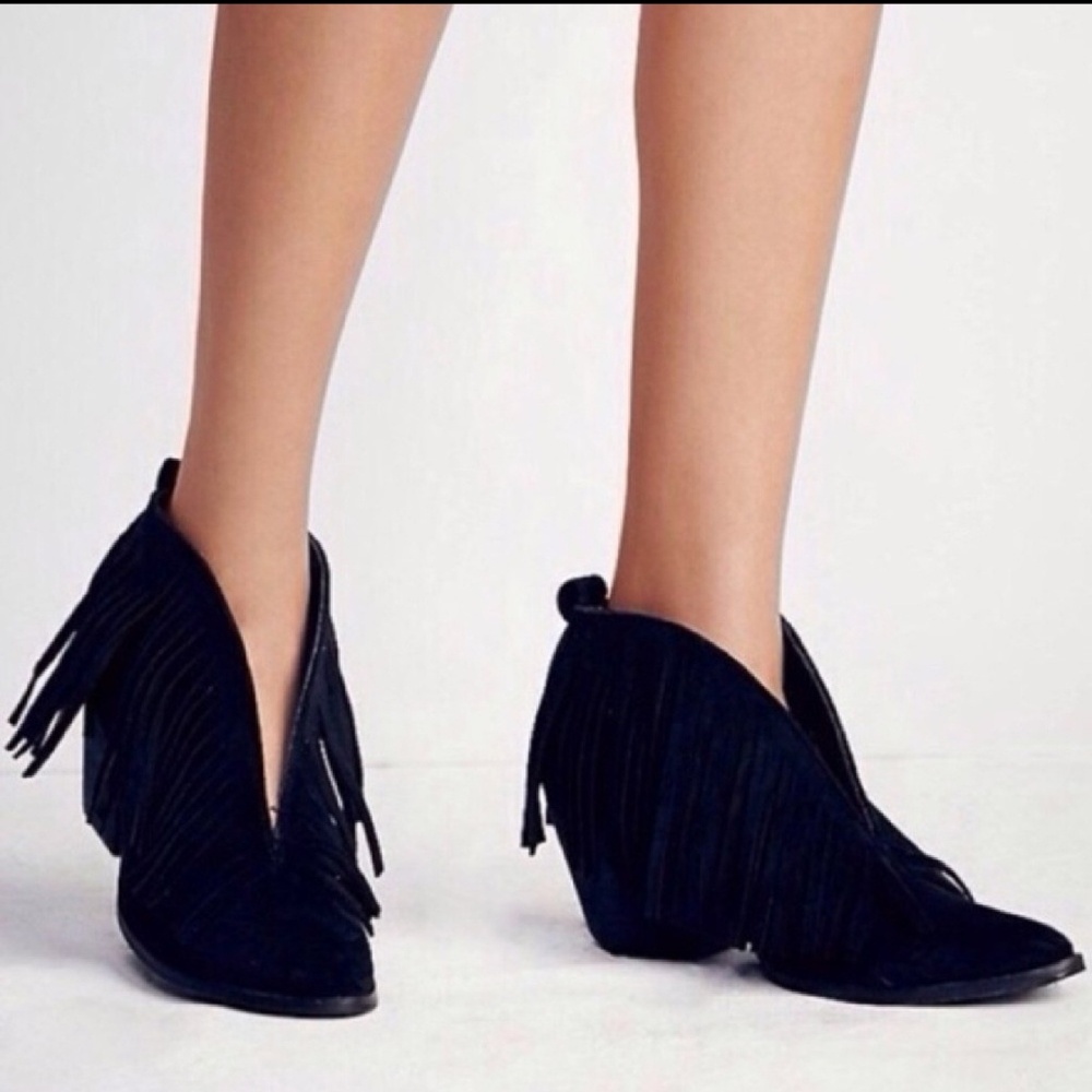 Free people fringe boots